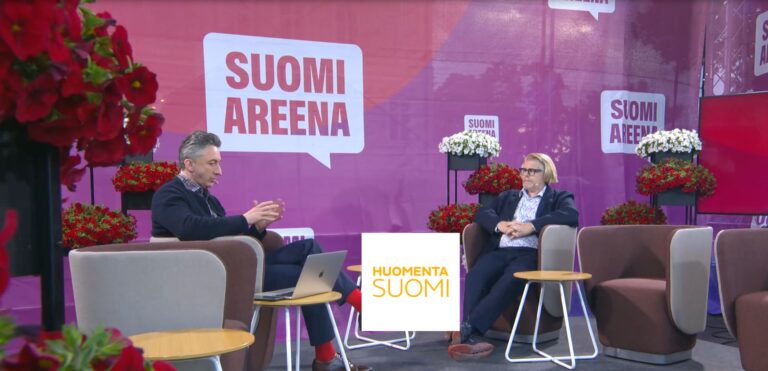 Takaisinperinnän perustaja Olli-Matti Korhonen Huomenta Suomessa haastateltavana