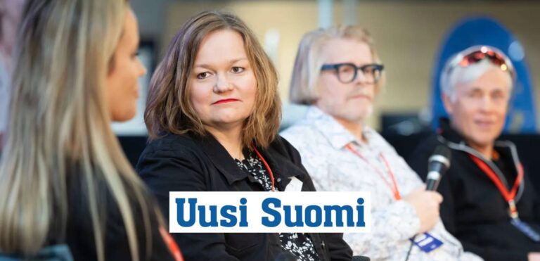 Olli-Matti Korhonen Suomi Areenan paneelissa